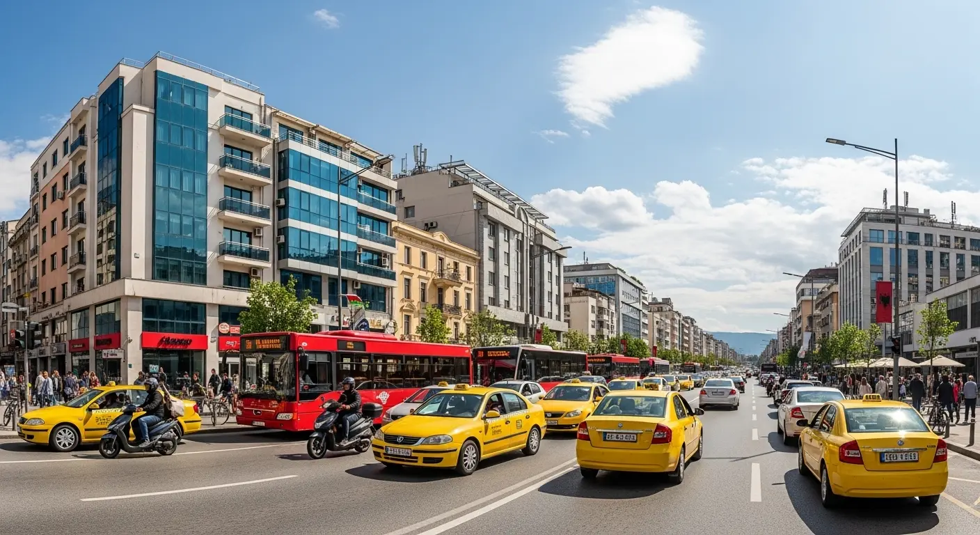 tirana traffic